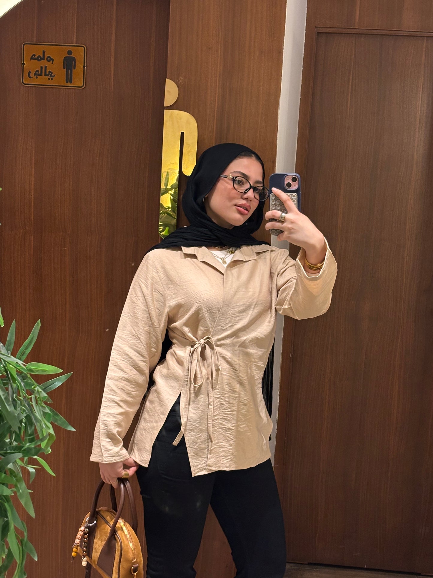 Wrap blouse