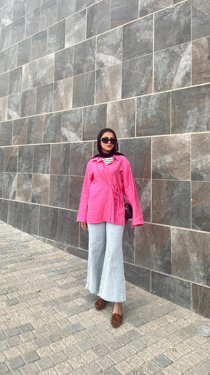 Wrap blouse