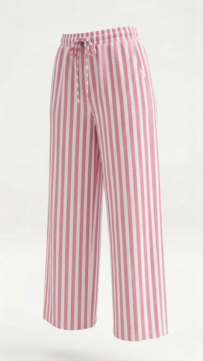 Dolce Stripe Pants - Pink