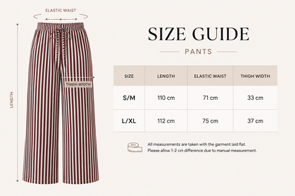 Dolce Stripe Pants - Black