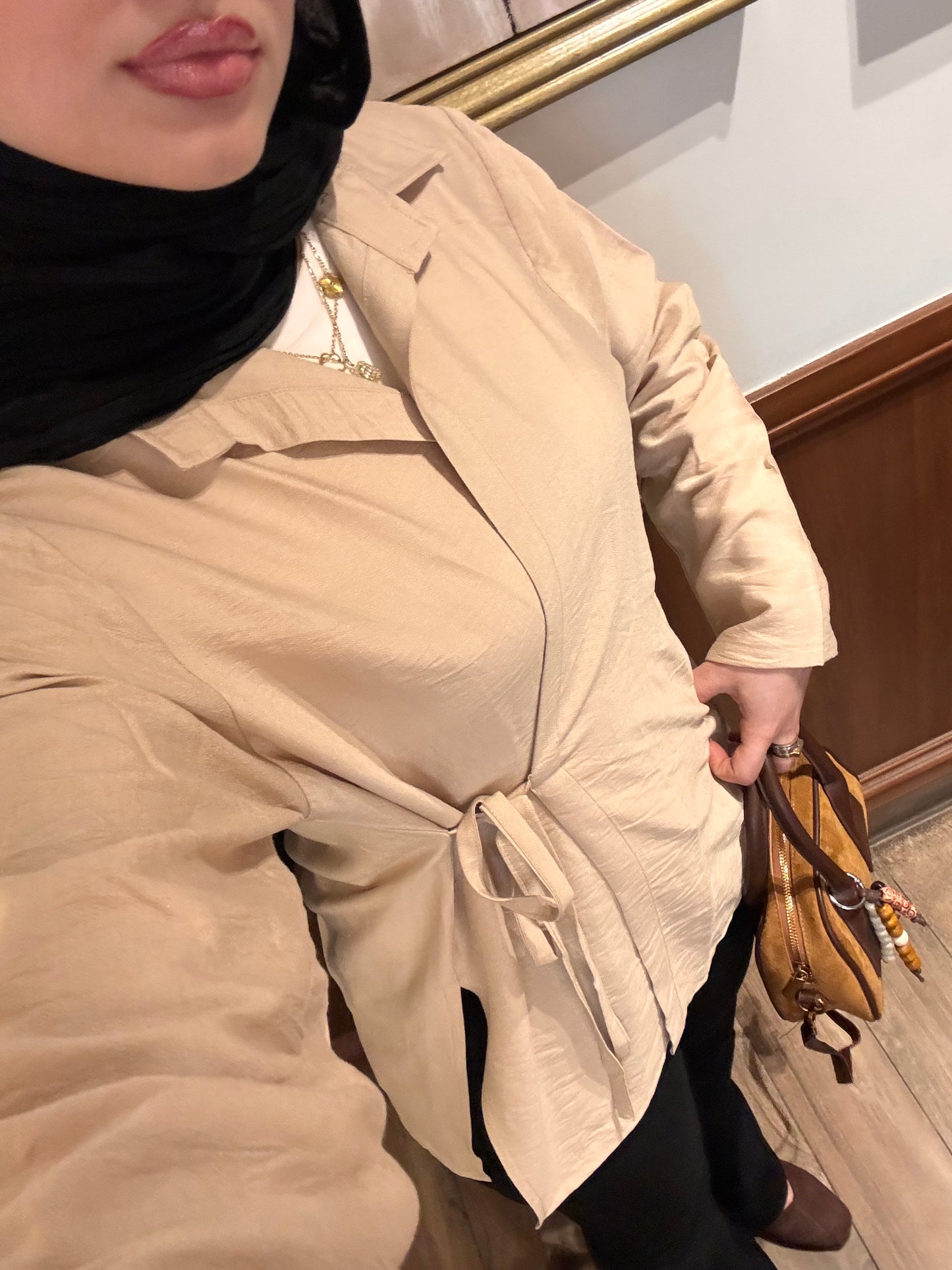 Wrap blouse