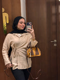 Wrap blouse