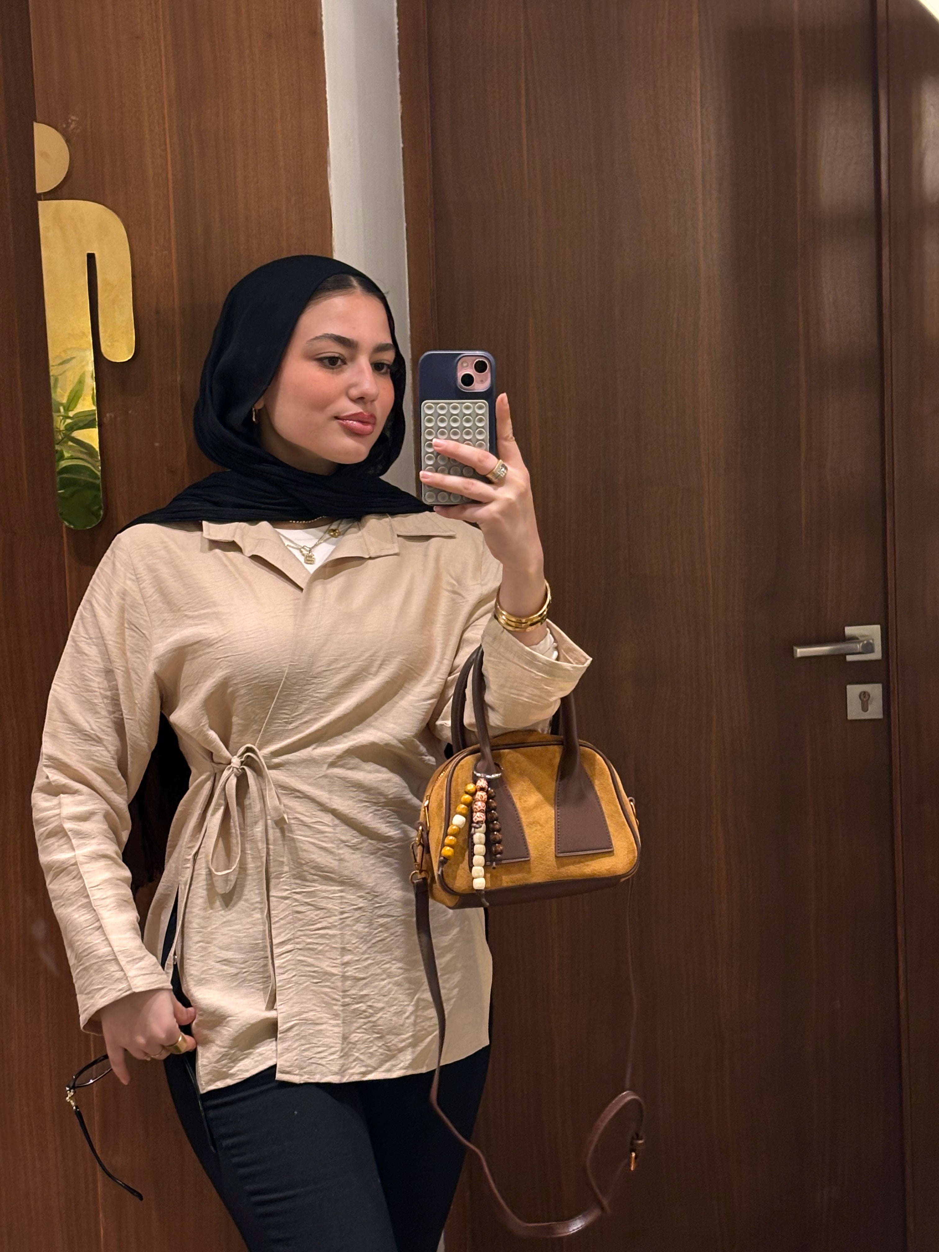 Wrap blouse
