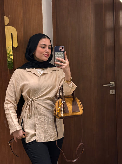 Wrap blouse