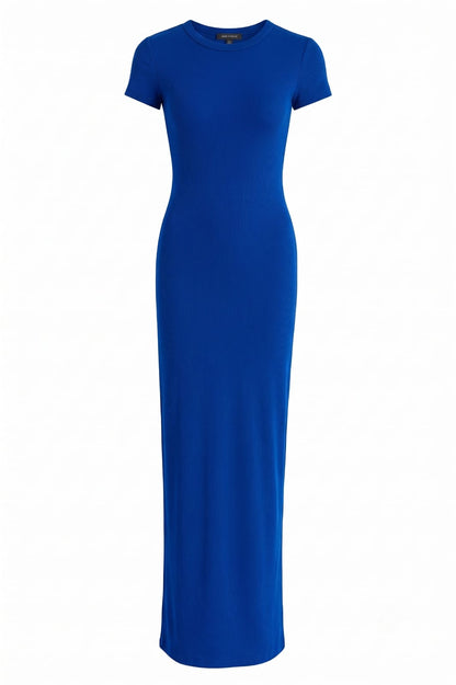 Short sleeve basic dress