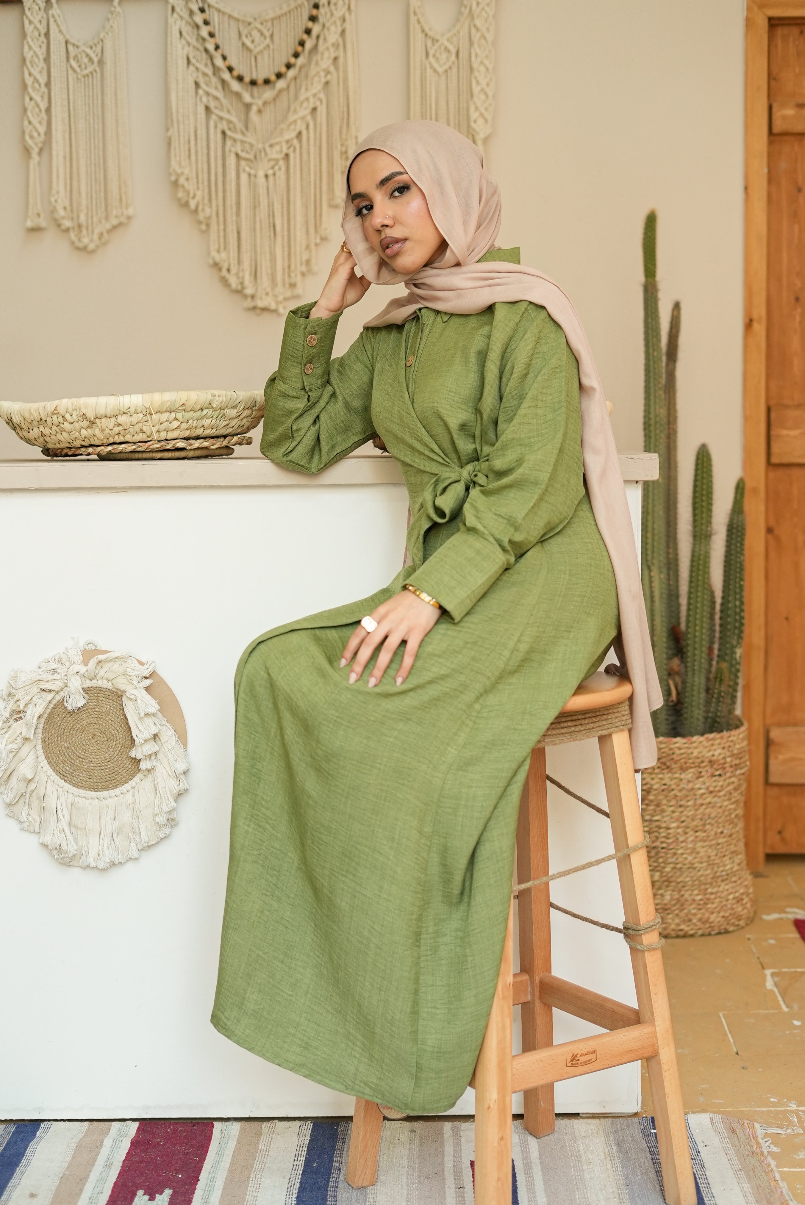 Sage wrap dress Ma Designs Sage wrap dress Ma Designs