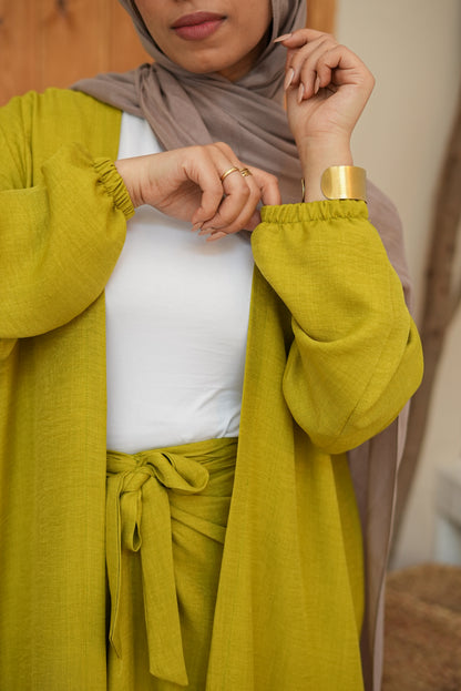 Long Linen Kimono