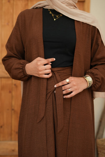 Long Linen Kimono
