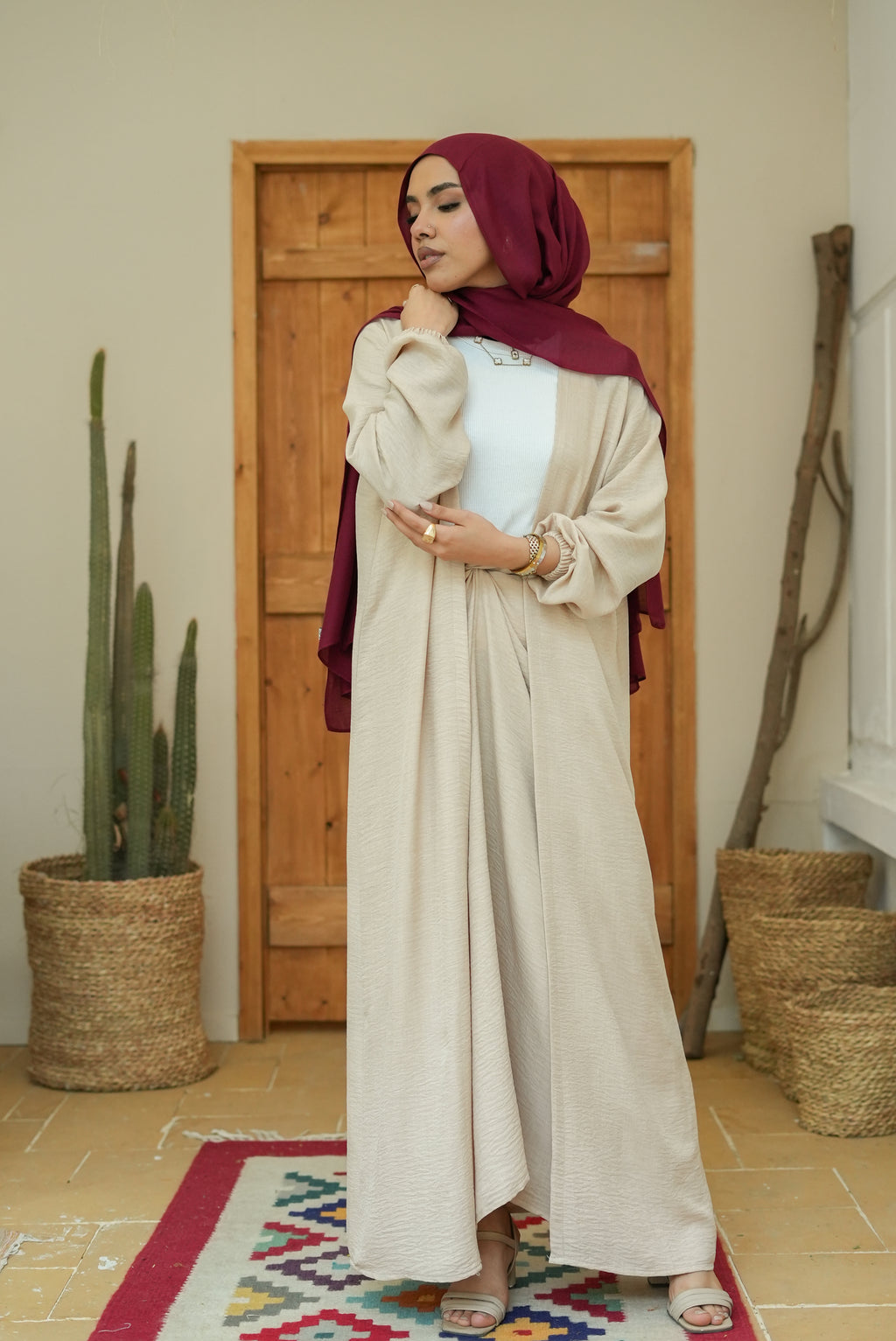 Long Linen Kimono