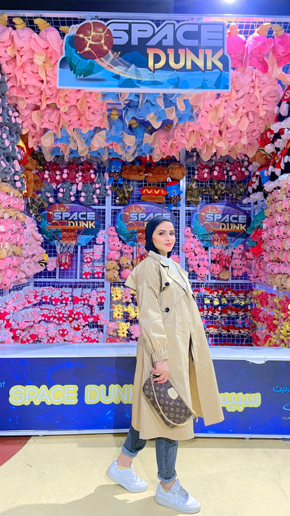 Elyra Trench Coat - Beige