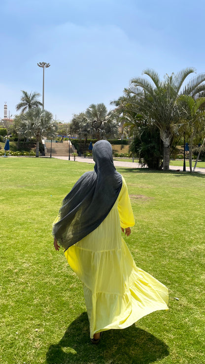 Elara Dress - Butter Yellow