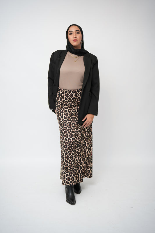 Leopard skirt