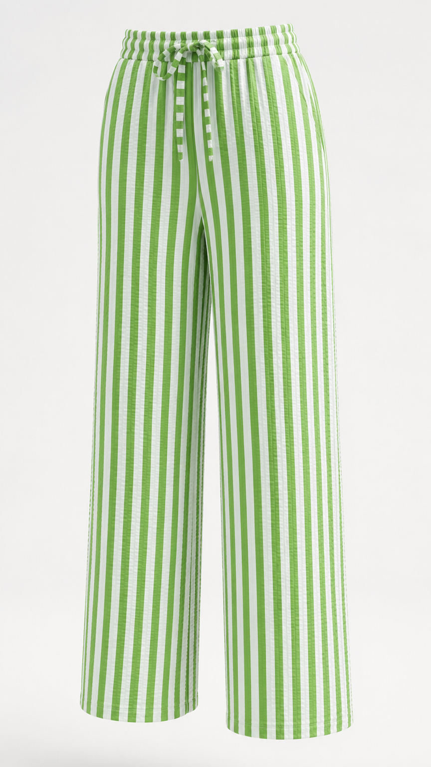 Dolce Stripe Pants - Green