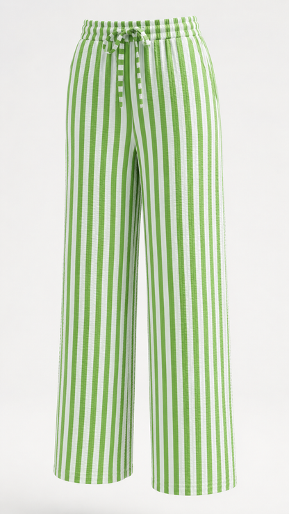 Dolce Stripe Pants - Green