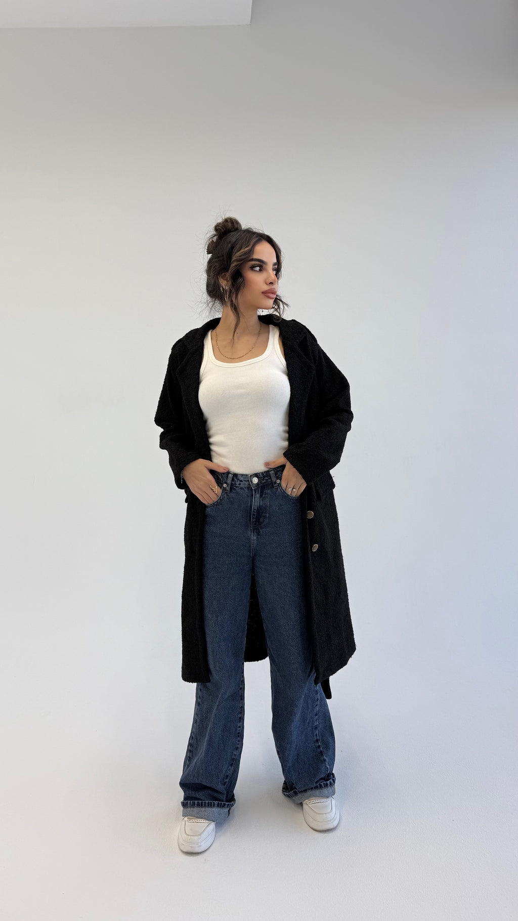 Fluffy Dream Coat - Black