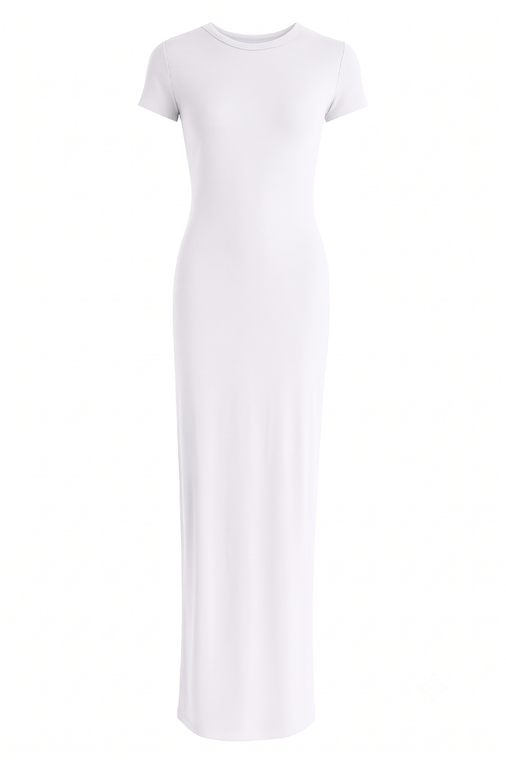 Short sleeves basic dress