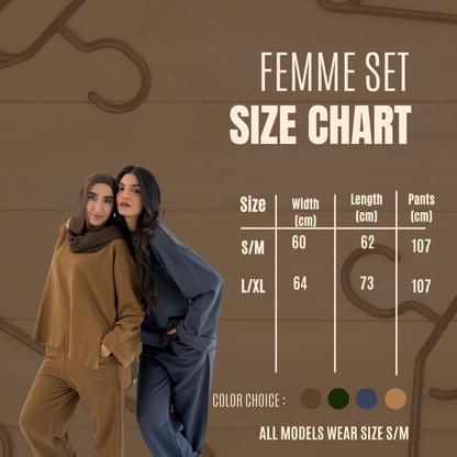 Femme Fit Set - Brown