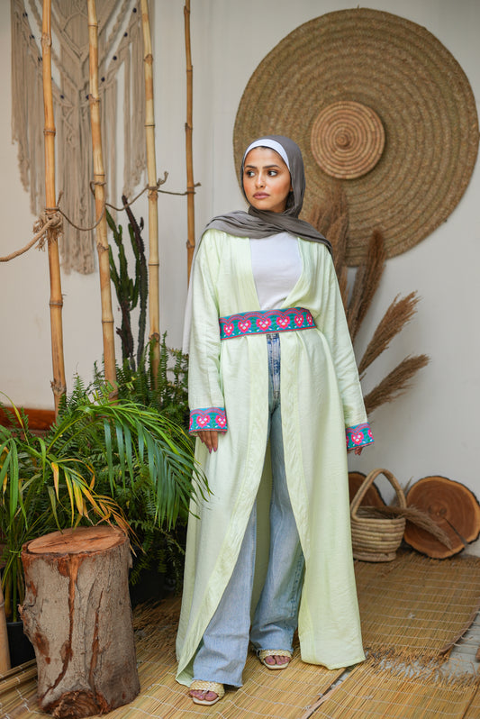 zahra linen kaftan