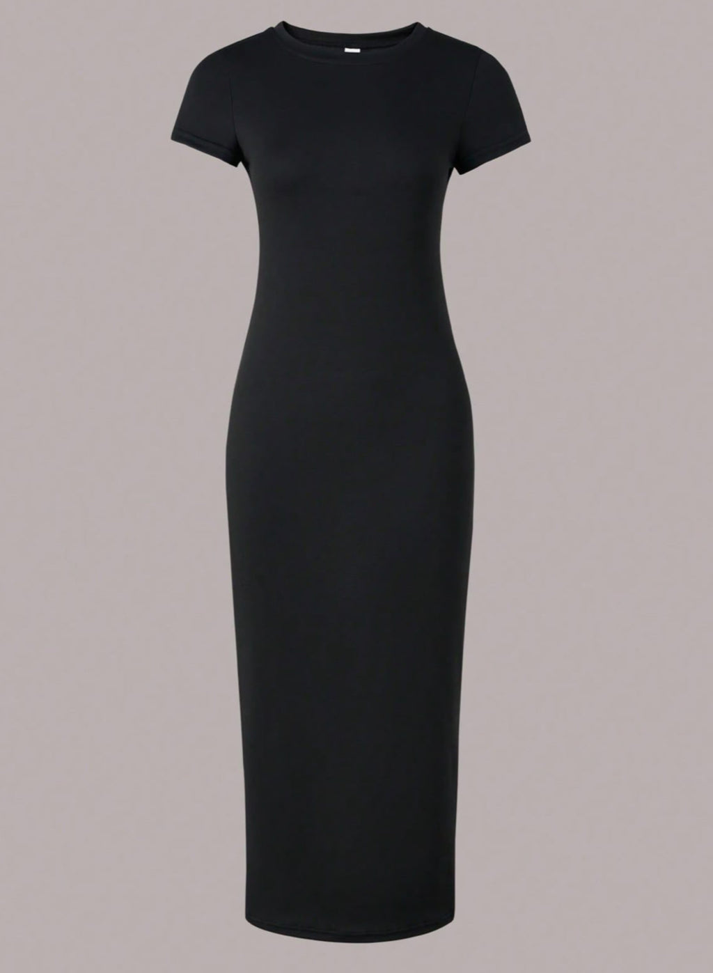 Short sleeves basic dress