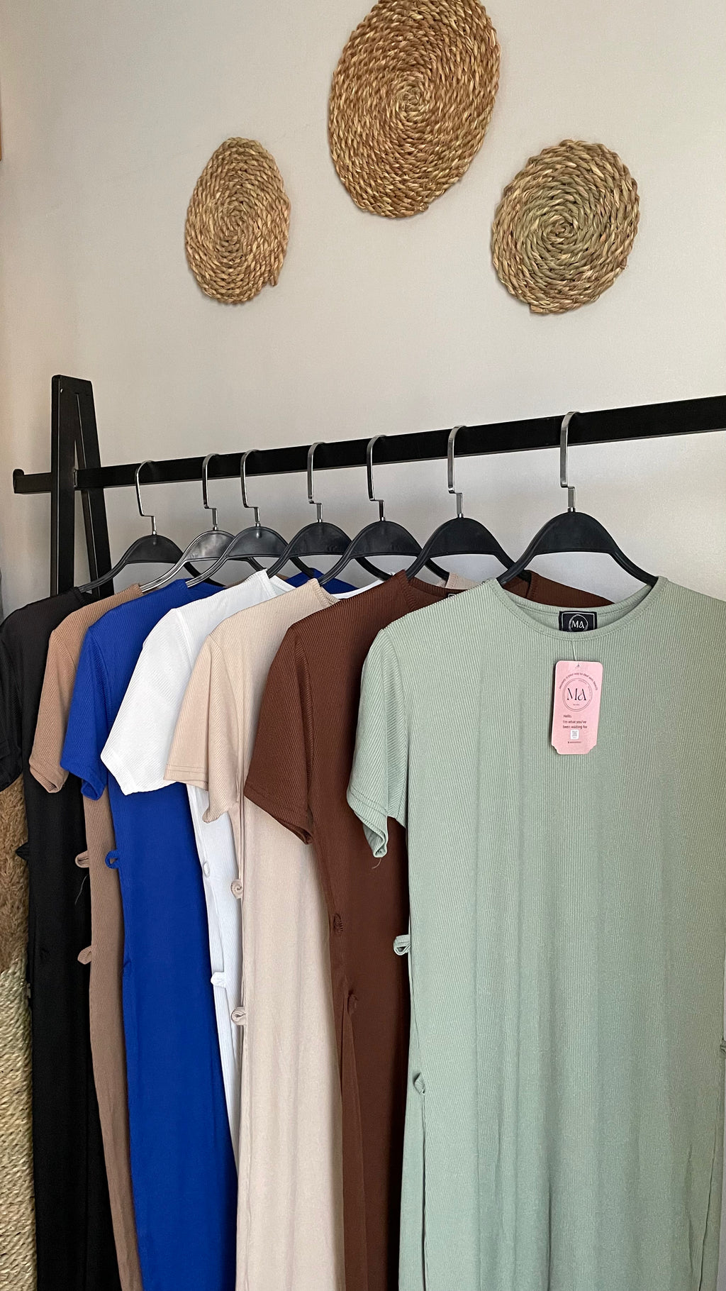 Short sleeves basic dress