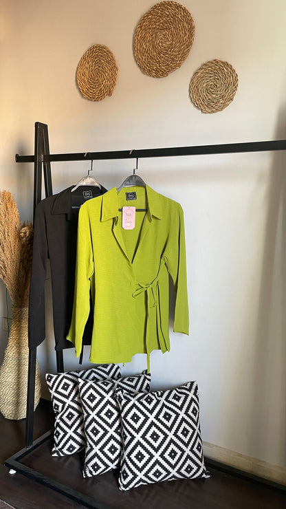 Wrap blouse