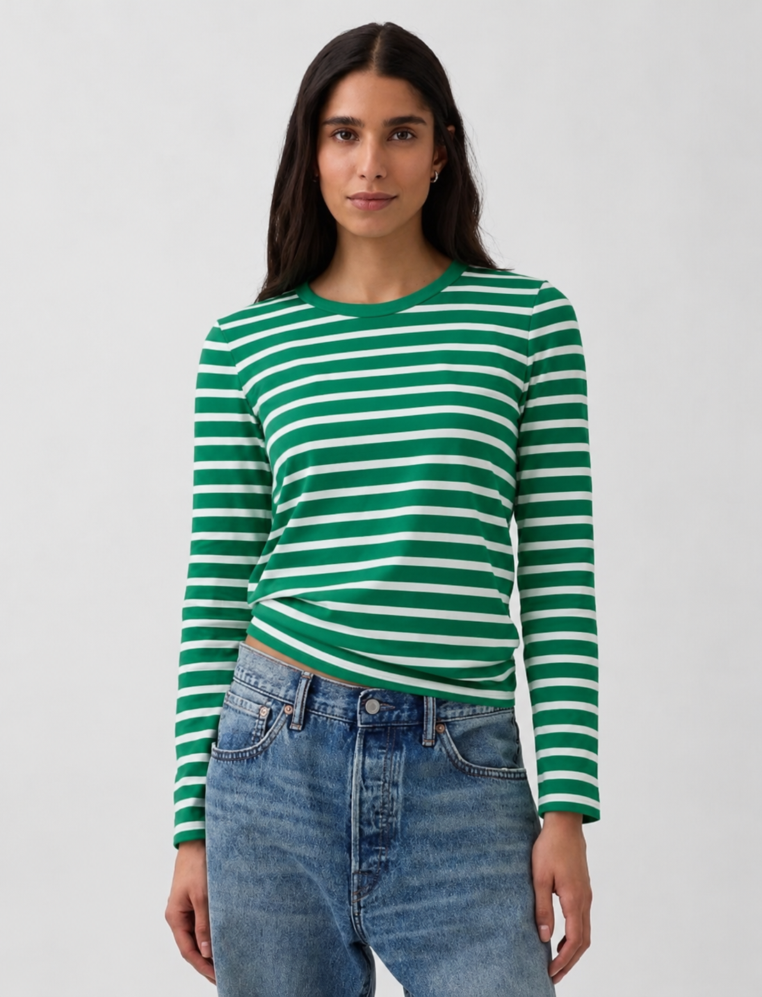 Striped Top - Green